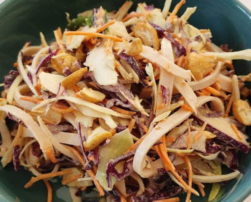 Coleslaw aux noix de cajou