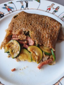 Galettes de sarrasin aux courgettes