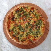 Quiche lardons courge butternut