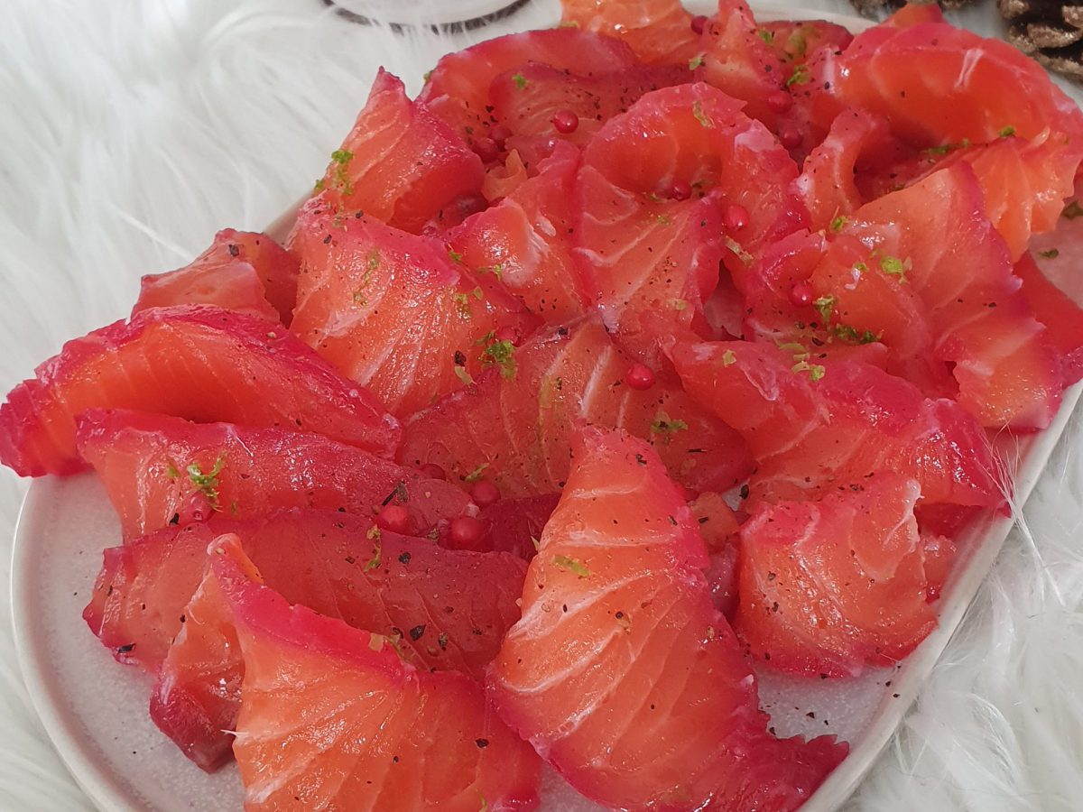 Gravlax De Saumon A La Betterave Audrey Cuisine