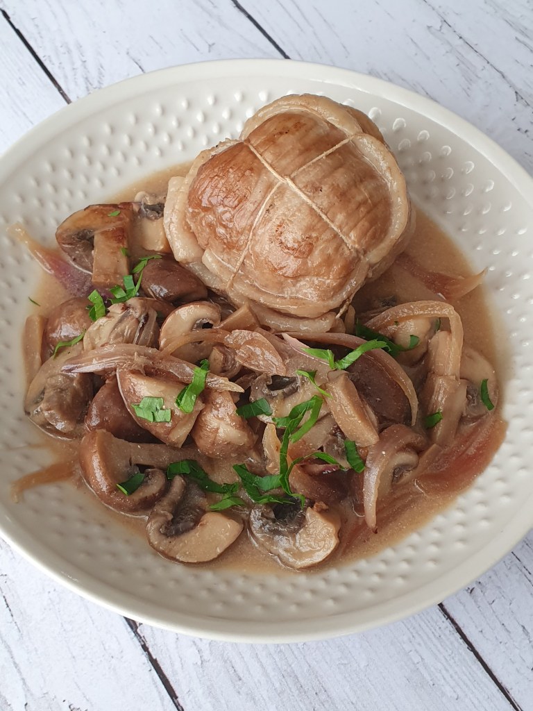 Paupiettes de veau aux champignons