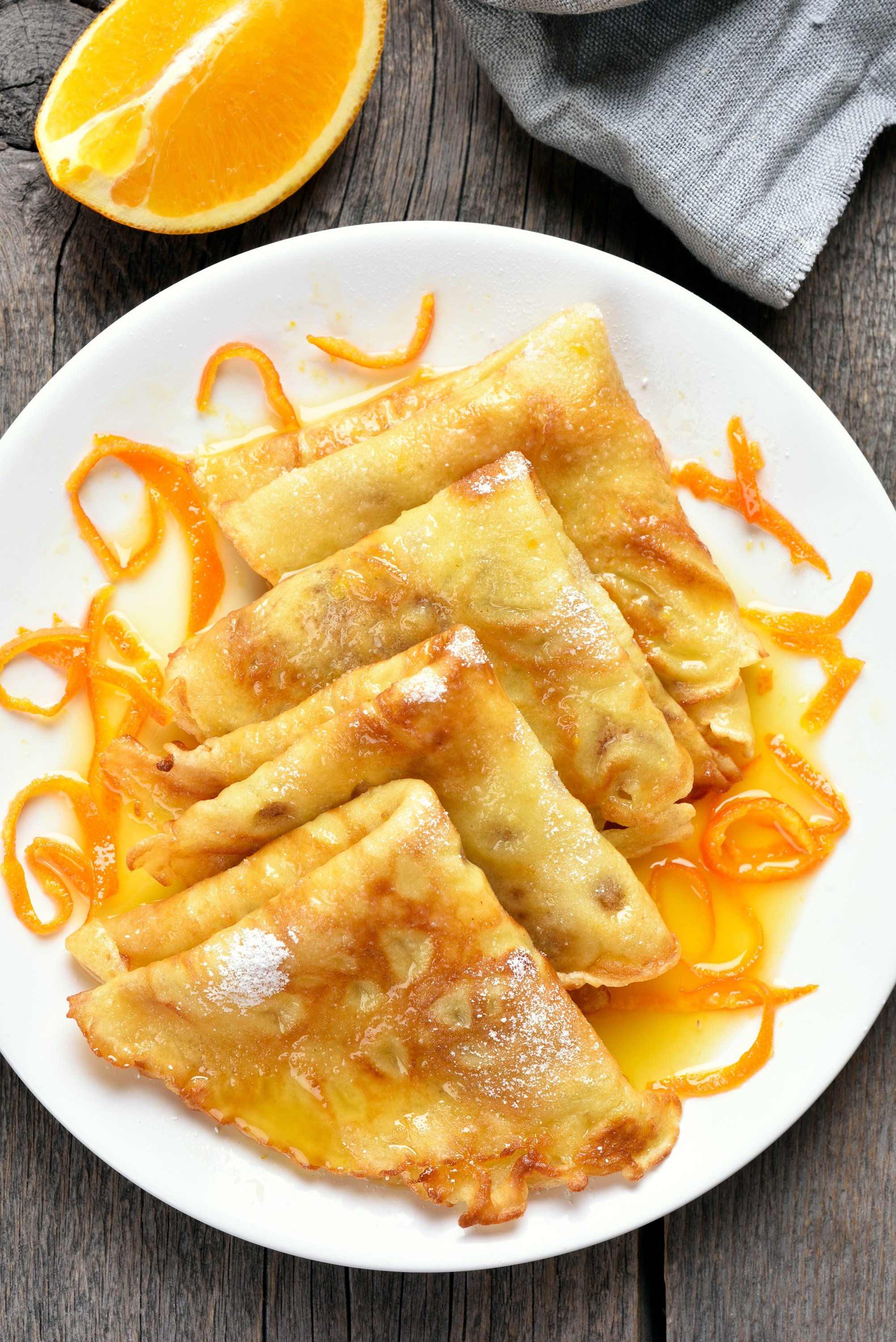 crêpes à l'orange