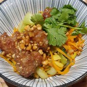 Wok boulettes de porc