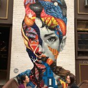 Fresque Audrey NYC Little Italy