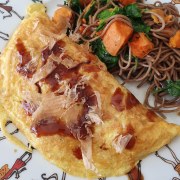 Omelette Japonaise au chou chinois