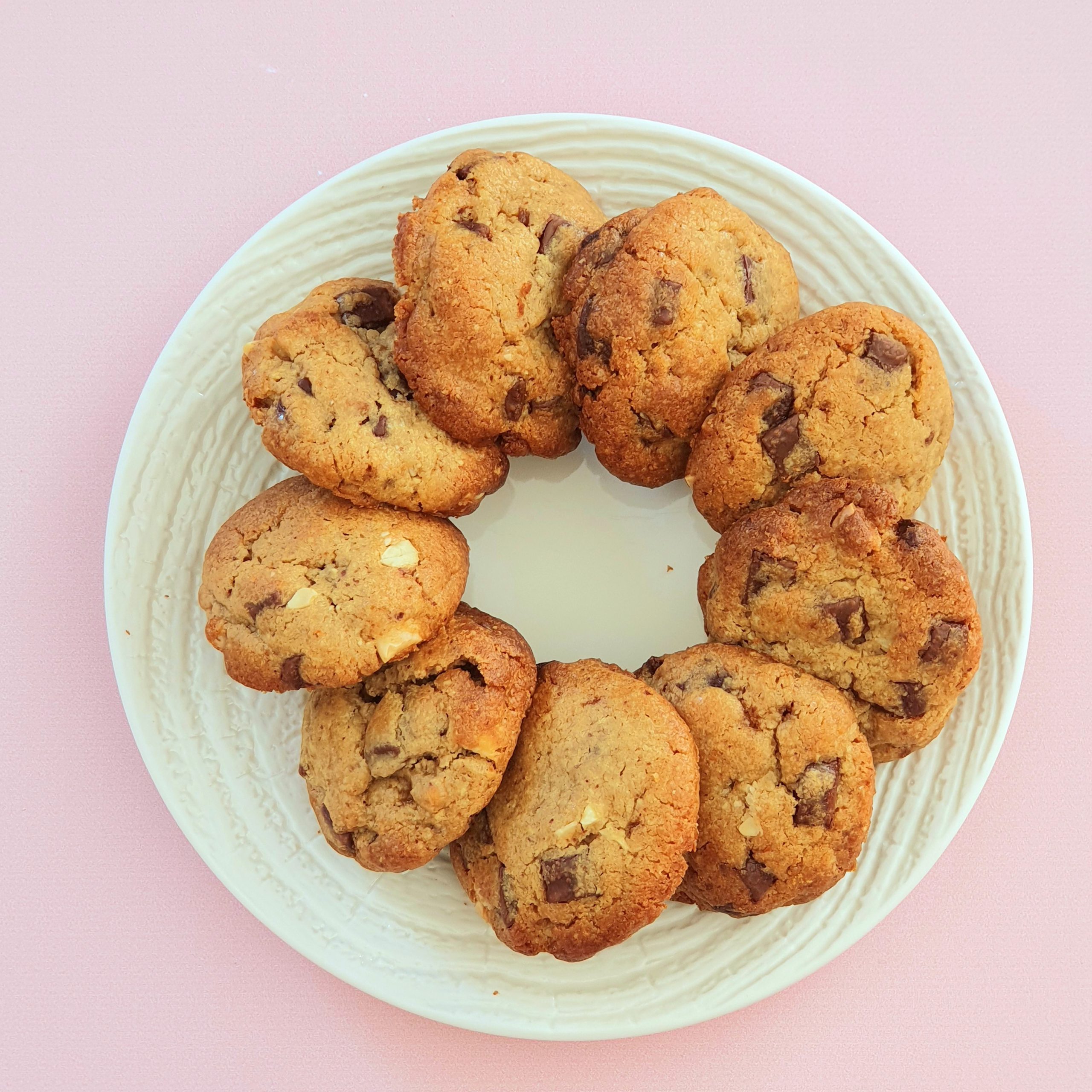 Cookies amandes chocolat