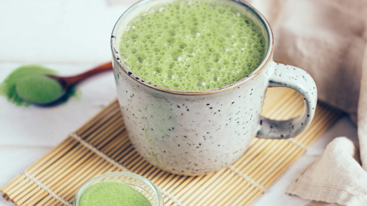 Matcha Latte Au Lait De Coco Audrey Cuisine Matcha Latte Au Lait De Coco Audrey Cuisine
