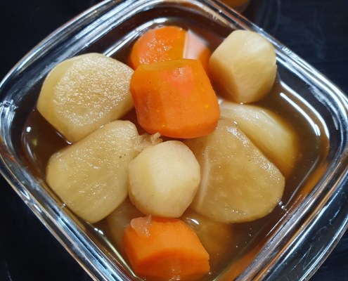 Nimomo recette légumes japonais
