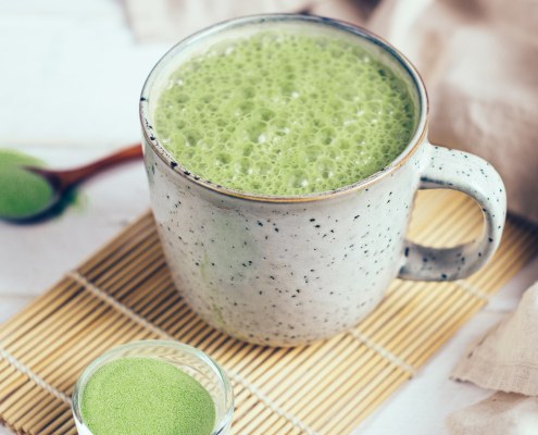 Matcha Latte au lait de coco