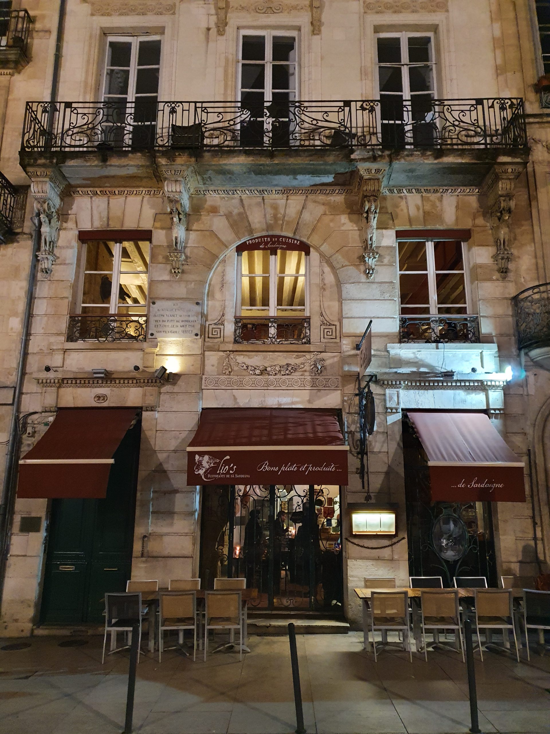 Elio’s restaurant Sarde à Bordeaux