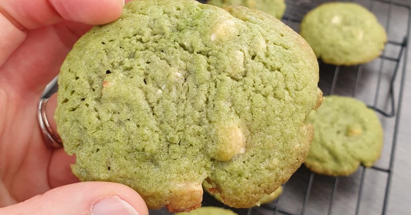 Cookies matcha chocolat blanc