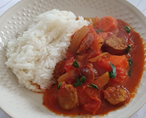 Rougail aux saucisses