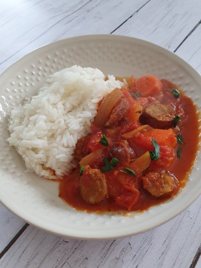 Rougail aux saucisses