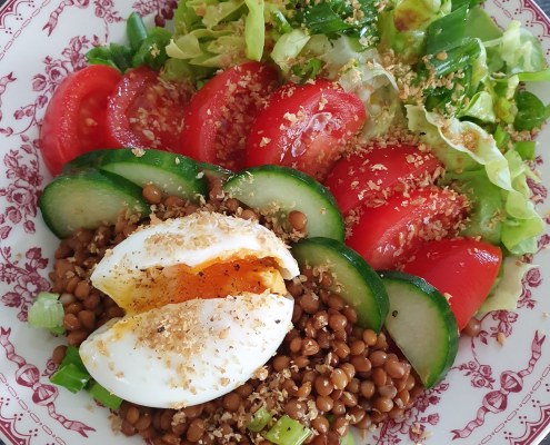 Salade gourmande et légère