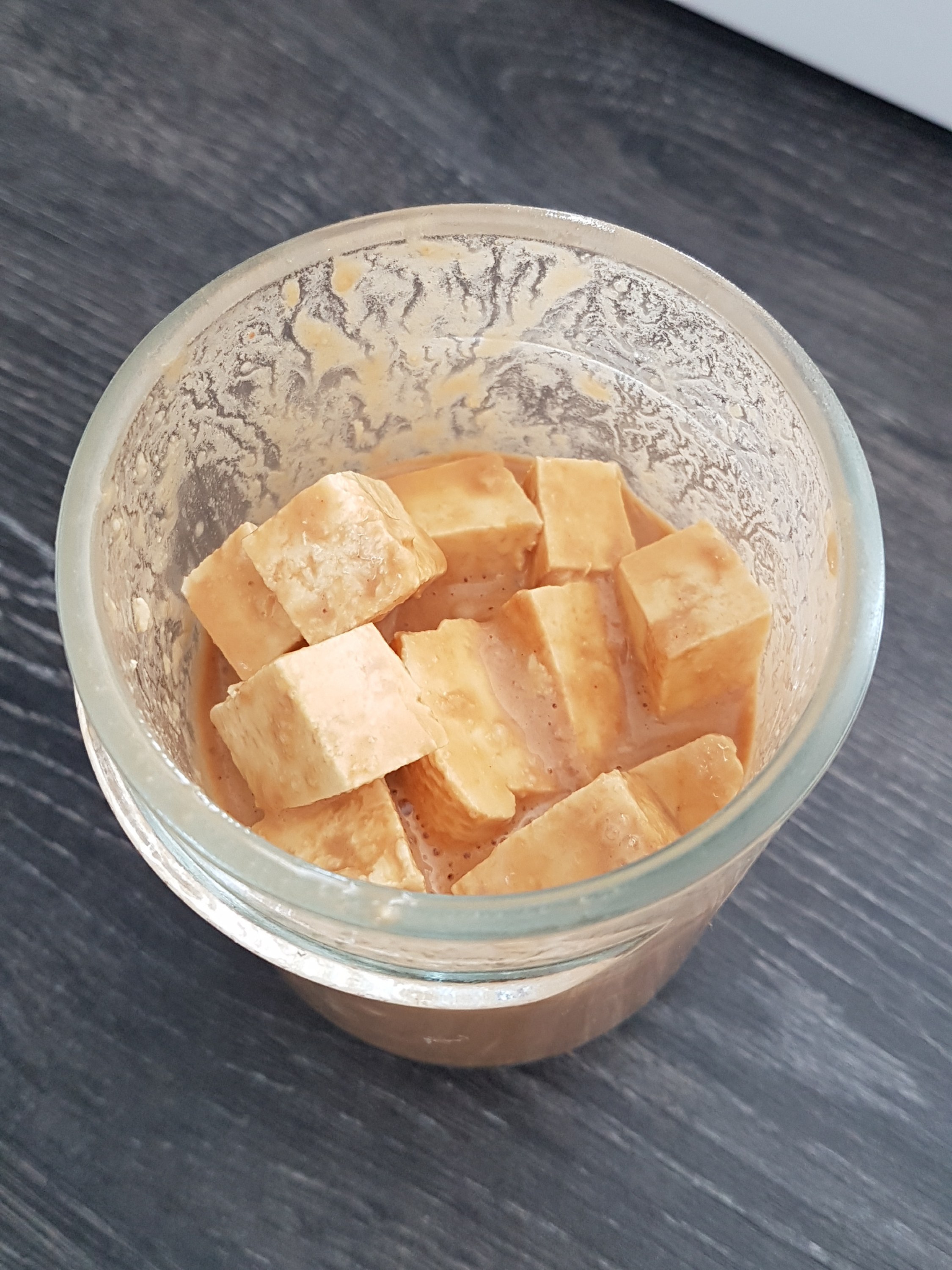 Tofu au beurre de cacahuète