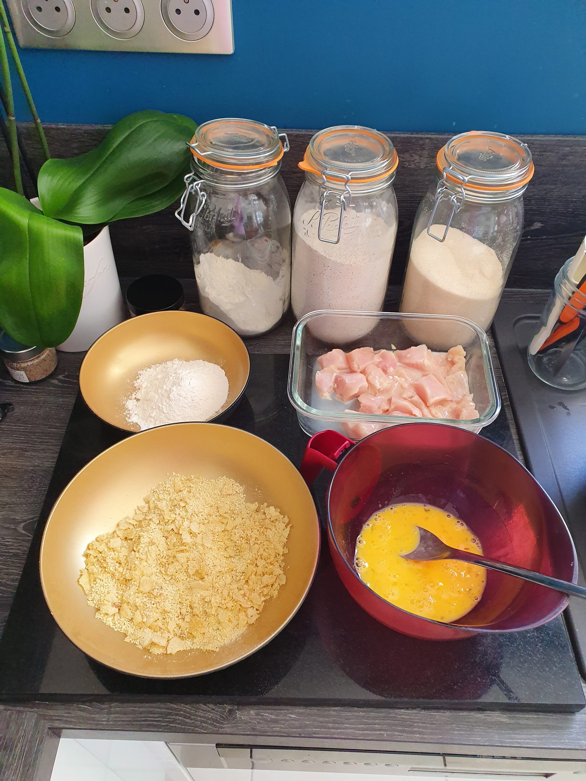 Nuggets de poulet maison