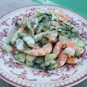 Salade nordique aux crevettes