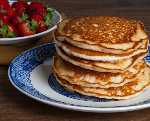 Pancakes à la farine d'epeautre