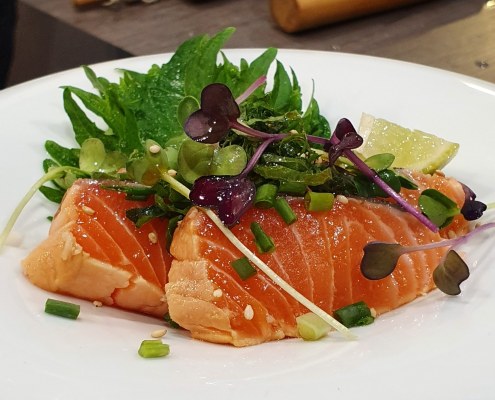 Tataki de saumon