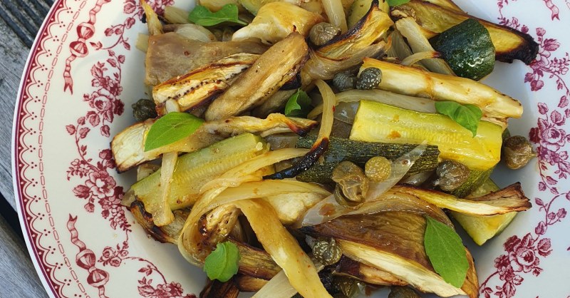 Escalivade salade de légumes grillés