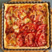 Tarte tomate mozzarella