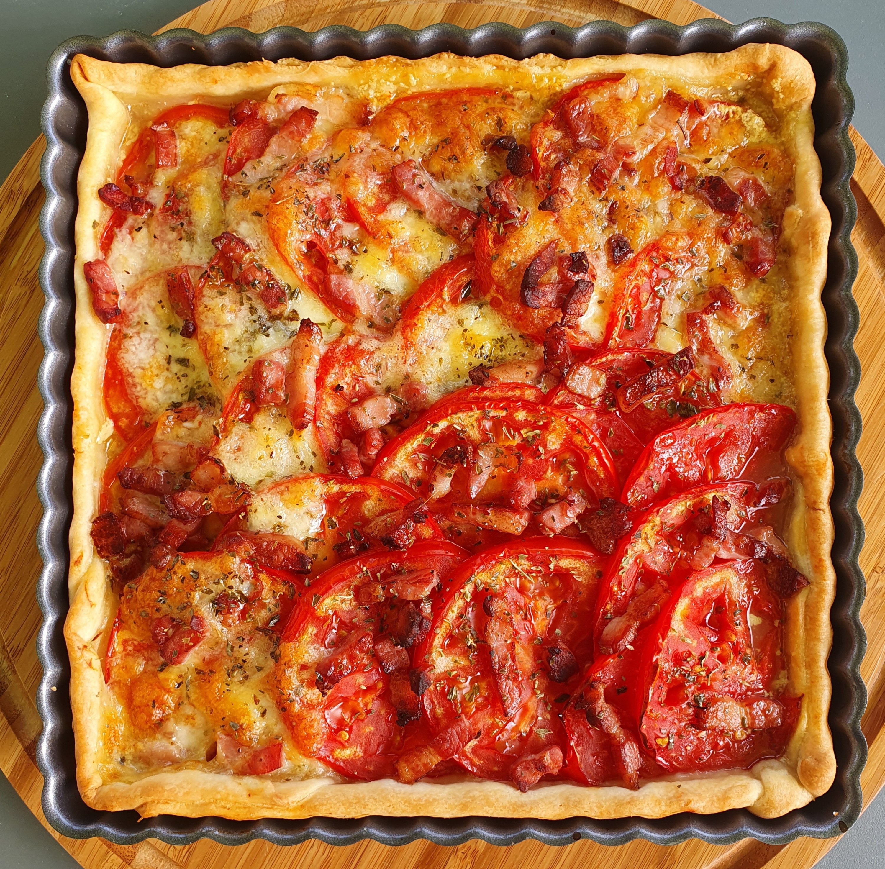 Tarte tomate mozzarella