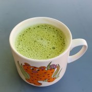 Thé matcha au lait