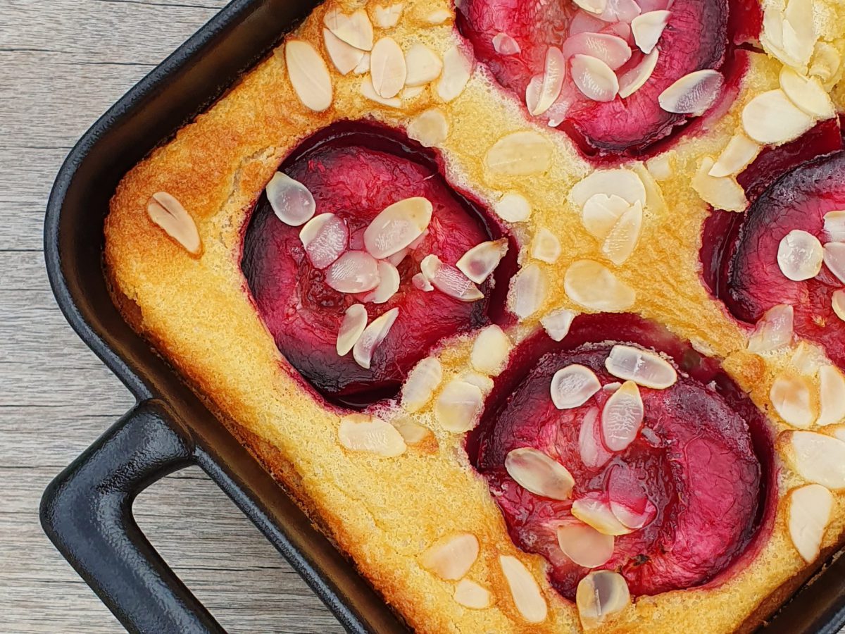 Clafoutis Aux Peches De Vigne Audrey Cuisine