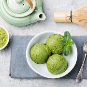 Glace au thé matcha