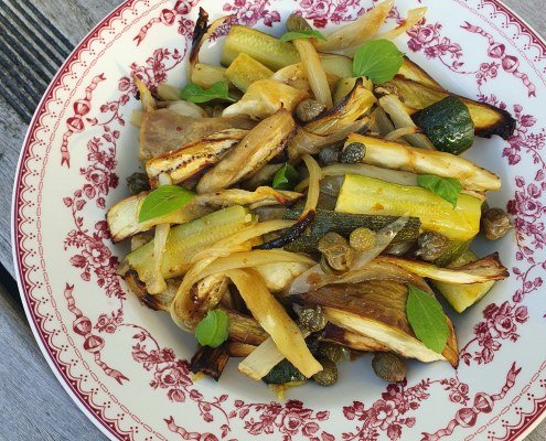 Escalivade salade de légumes grillés