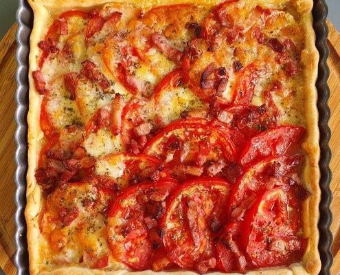 Tarte tomate mozzarella