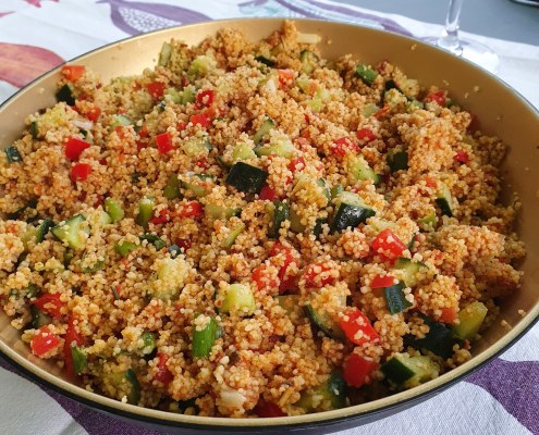 Taboulé rapide aux légumes