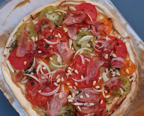 tarte tomate moutarde