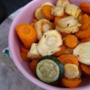 Légumes au four au sirop d'érable