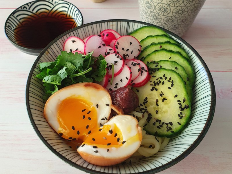 Salade de nouilles froides japonaise