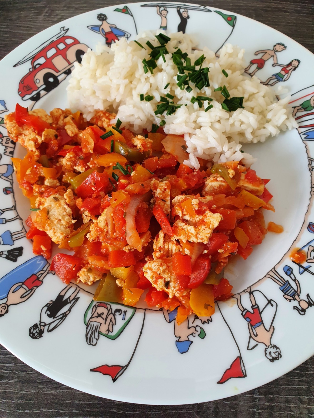 Ma recette de piperade facile Audrey