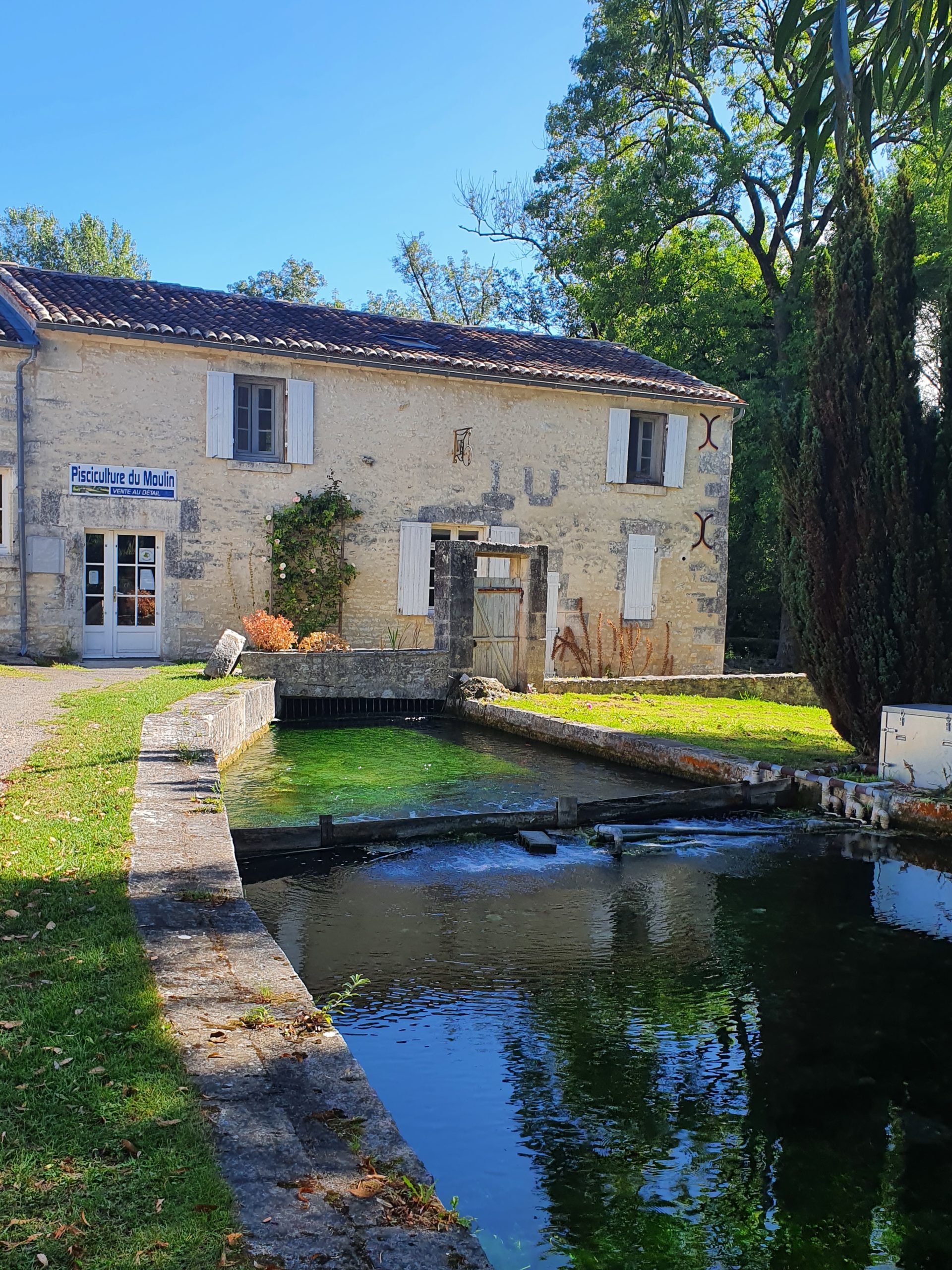 La Pisciculture du Moulin, Gensac La Palue