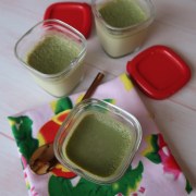 Flans au thé vert matcha