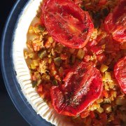 Tarte thon tomate ratatouille