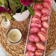 Macarons vanille fraise