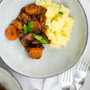 Boeuf bourguignon aux cèpes