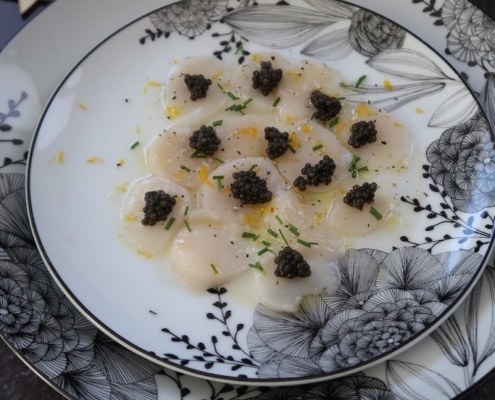 Carpaccio de Saint jacques