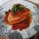 Pavé de thon, sauce tomate olive basilic