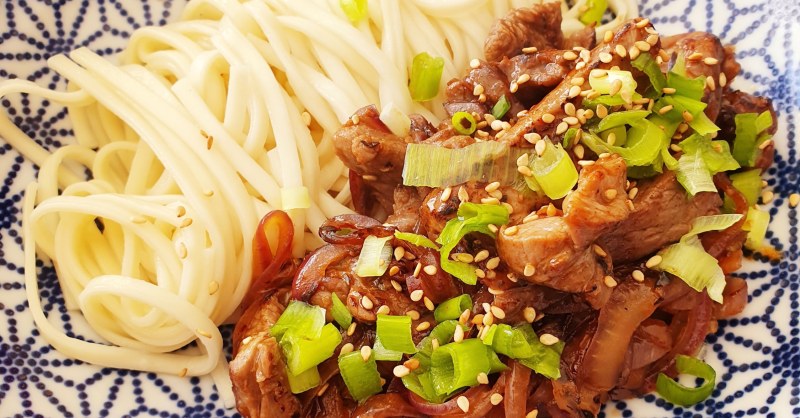 Recette chinoise boeuf aux oignons