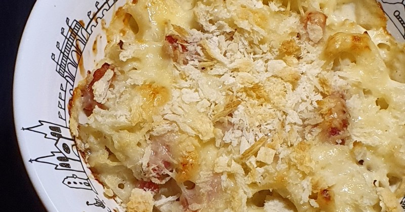 Gratin de chou fleur aux lardons