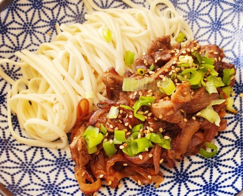 Recette chinoise boeuf aux oignons