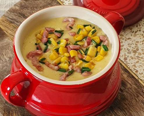 Corn Chowder, soupe de maïs