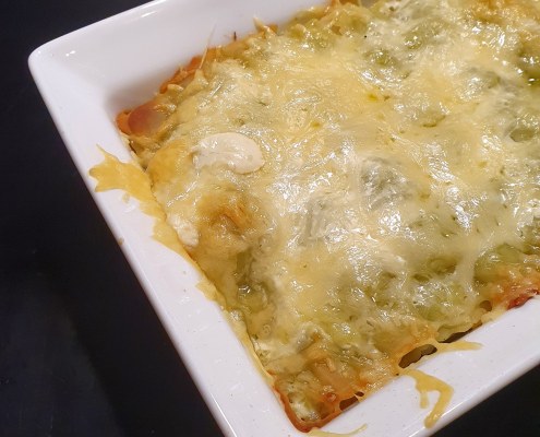 Gratin de Ravioles au chou fleur