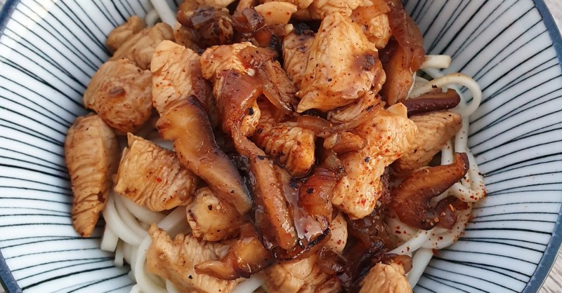 Poulet sauté aux Shiitakés