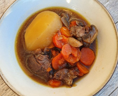 Jarret de boeuf à la bière
